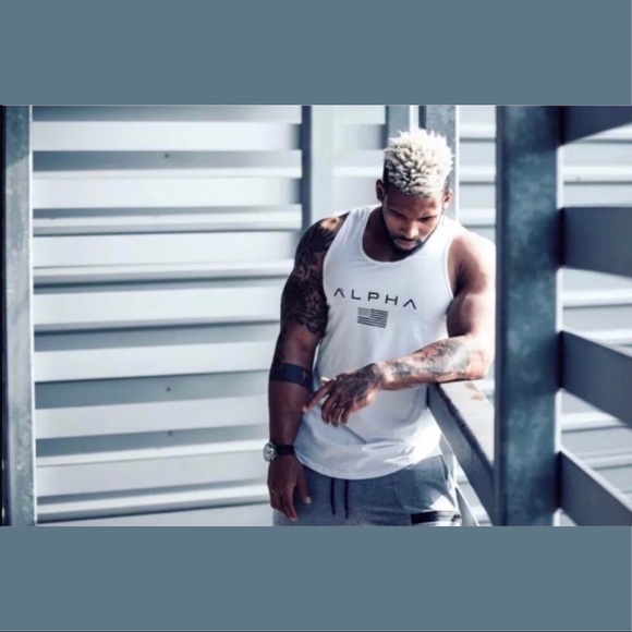 🎉Host Pick🎉Alpha Men Gym Fitness Muscle Tank Top - Picture 3 of 6